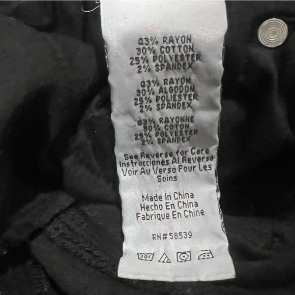 STS Blue Black Ankle Skinny Jeans Size 26 Women’s - Picture 6 of 6